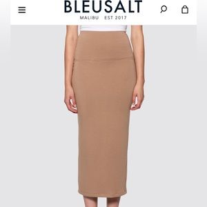 Bleusalt tube skirt. Camel
